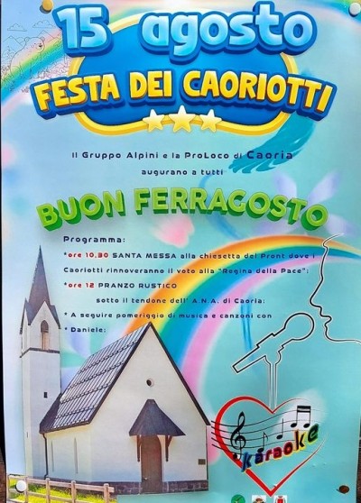 CAORIOTI IN FESTA AL PRONT