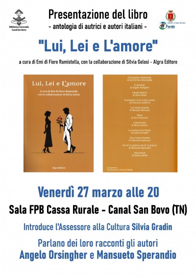 PRESENTAZIONE DEL LIBRO "LUI, LEI EL'AMORE"
