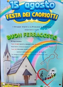 CAORIOTI IN FESTA AL PRONT