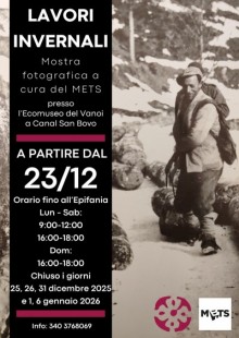 LAVORI INVERNALI - ECOMUSEI PER IL TERRITORIO