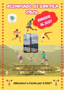 OLIMPIADI DI ZORTEA  - rinviate al 2027!